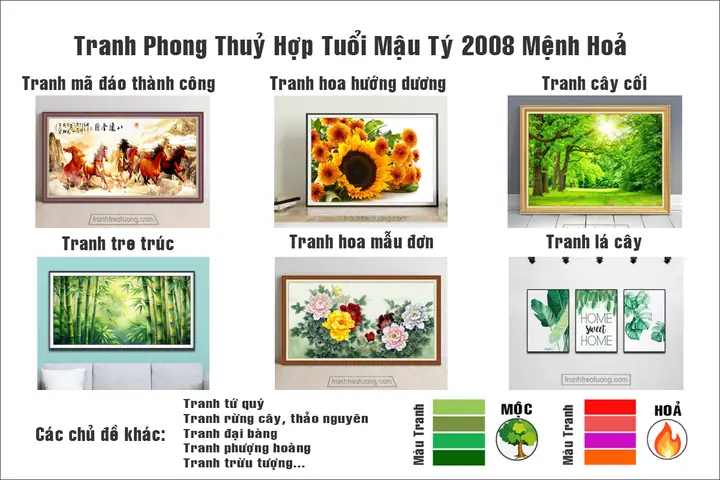 Phong Thủy Tuổi Mậu Tý 2008