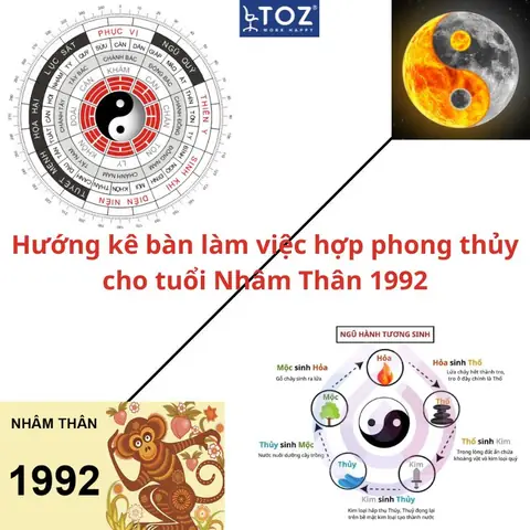 Phong Thủy Tuổi Nhâm Thân 1992