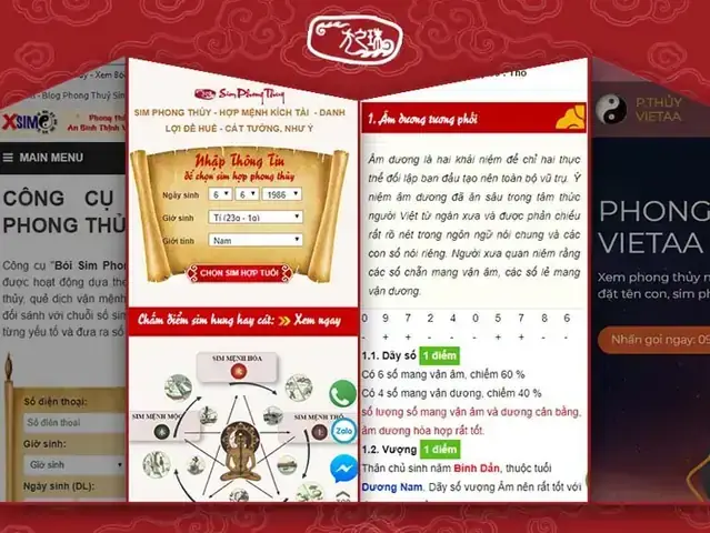 Phong Thủy Vietaa Sim Số Đẹp