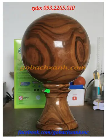Quả Cầu Phong Thủy Bằng Gỗ