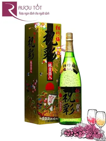 Rượu Sake Vẩy Vàng 1.8 L Giá Bao Nhiêu