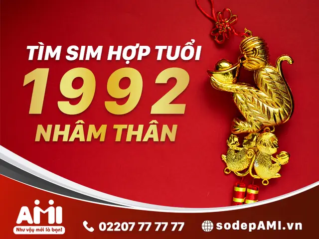Sim Phong Thủy Hợp Tuổi 1992