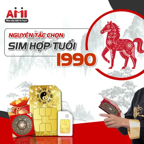Sim Phong Thủy Sinh Năm 1990