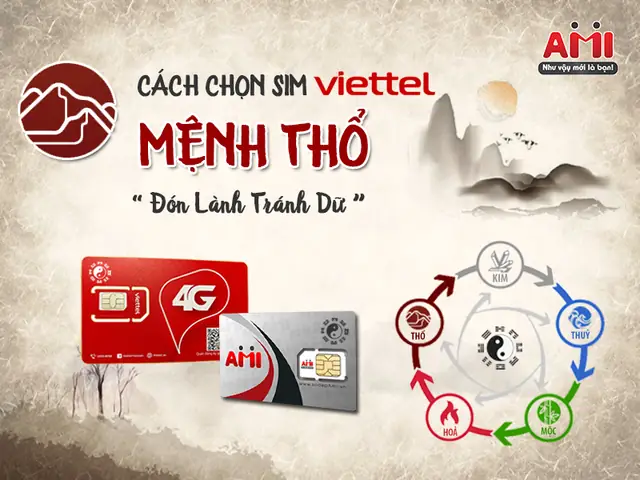 Sim Viettel Phong Thủy Hợp Mệnh Thổ