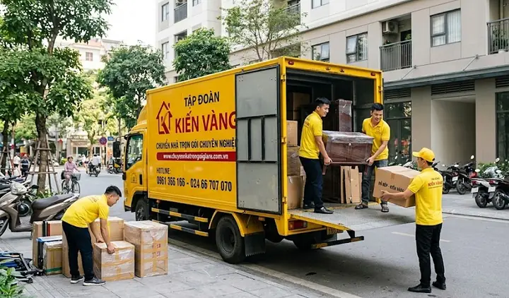 Taxi Tải Kiến Vàng Chuyển Đồ Đạc Nhanh Giá Rẻ