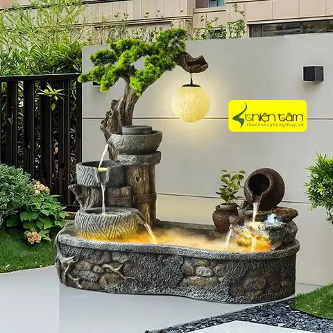 Thác Nước Phong Thủy Sân Vườn