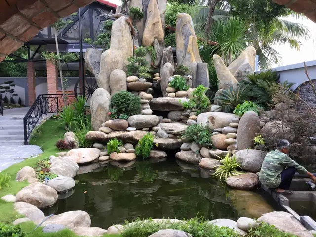 Thi Công Hòn Non Bộ Phong Thủy