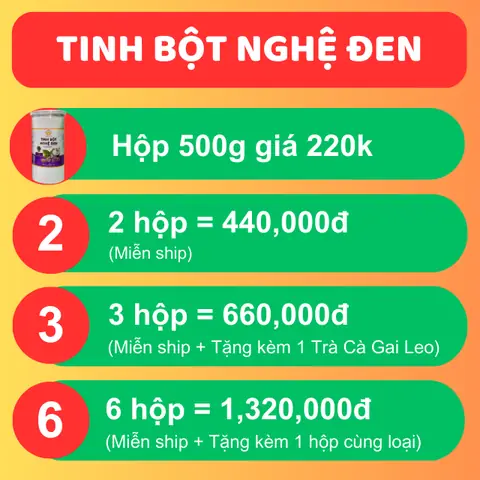 Tinh Bột Nghệ Vàng Giá Bao Nhiêu