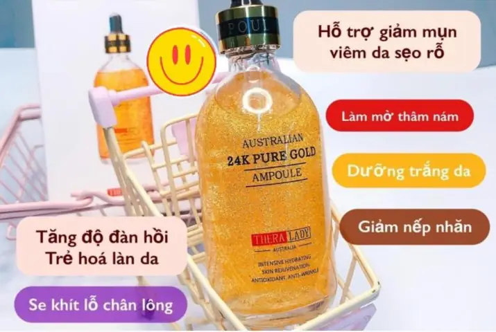 Tinh Chất Vàng 24k Của Úc Giá Bao Nhiêu