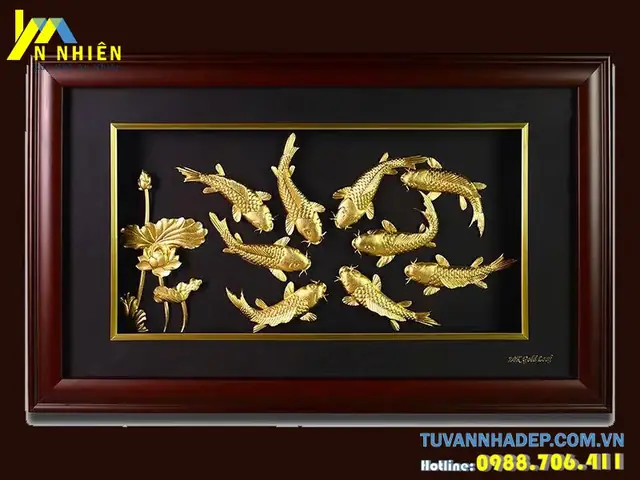 Tranh Cá Vàng Trong Phong Thủy