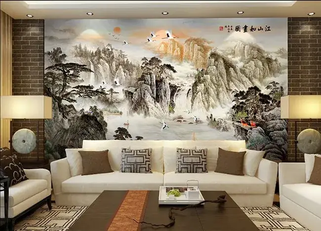 Tranh Đá Ốp Tường Phong Thủy