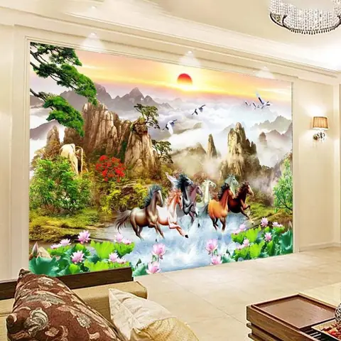 Tranh Dán Tường 3d Phong Thủy