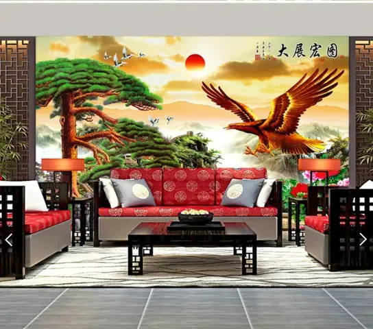 Tranh Phong Thủy Đại Bàng Tung Cánh