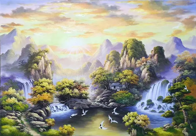Tranh Phong Thủy Hợp Tuổi 1985
