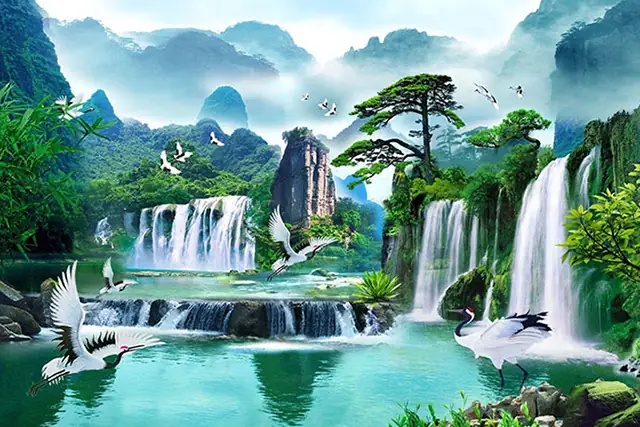 Tranh Phong Thủy Theo Mệnh Mộc