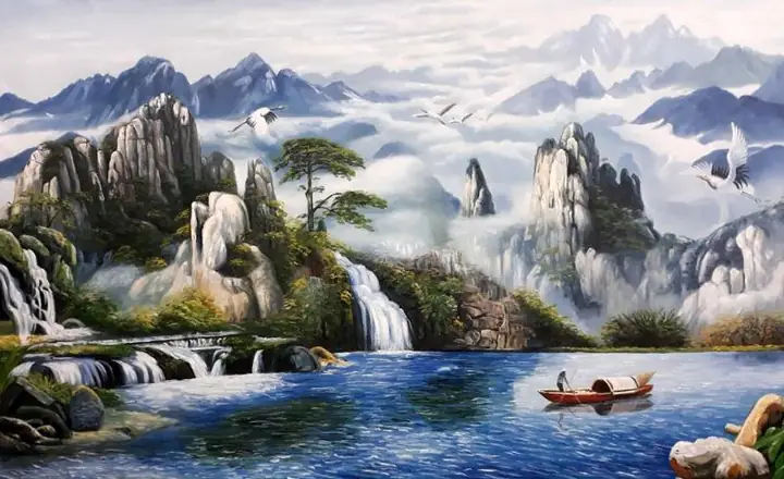 Tranh Phong Thủy Tuổi Ngọ 1990