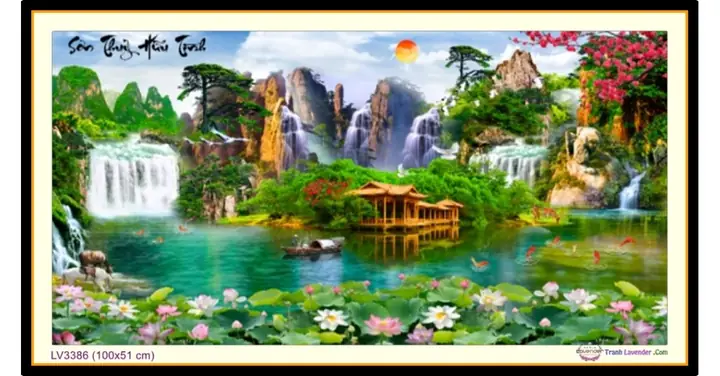 Tranh Thêu Chữ Thập Phong Thủy