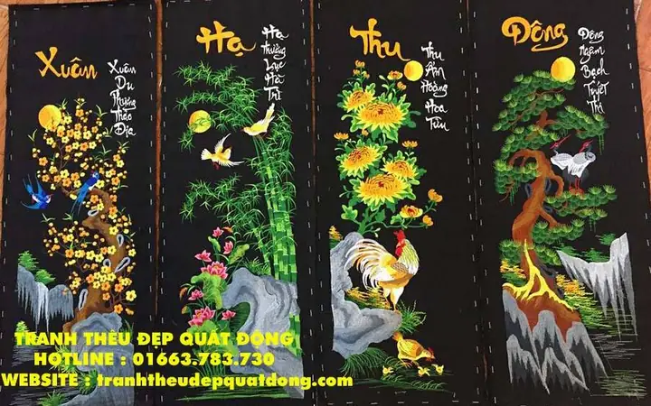 Tranh Thêu Chữ Thập Phong Thủy Theo Tuổi