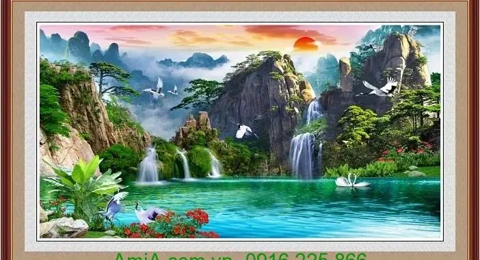 Tranh Treo Phòng Khách Phong Thủy