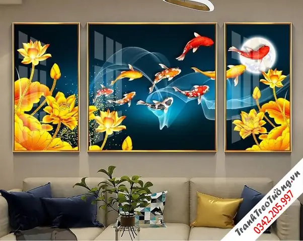 Tranh Treo Tường Phòng Khách Hợp Phong Thủy