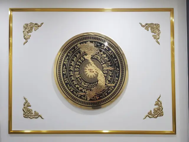 Tranh Trống Đồng Phong Thủy Phòng Khách