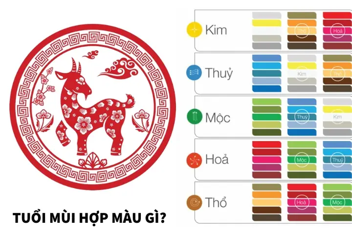 Tuổi Mùi Hợp Phong Thủy Màu Gì