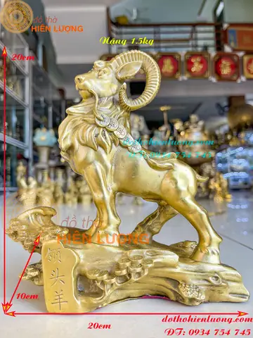 Tượng Dê Phong Thủy Bằng Đá