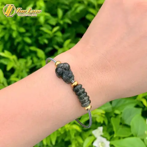 Vòng Tay Tỳ Hưu Phong Thủy Mệnh Mộc