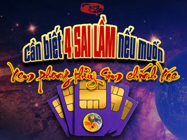 Xem Phong Thủy Sim Chính Xác
