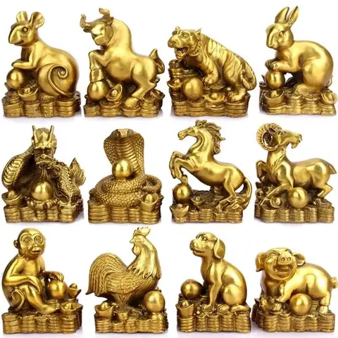 12 Con Giáp Phong Thủy Bằng Đồng