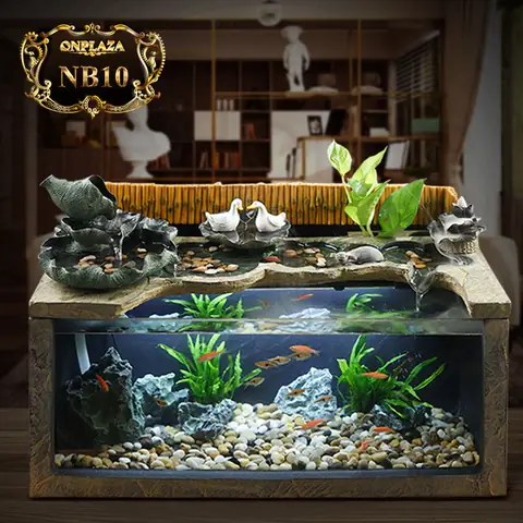 Bán Bể Cá Phong Thủy Trong Phòng Khách