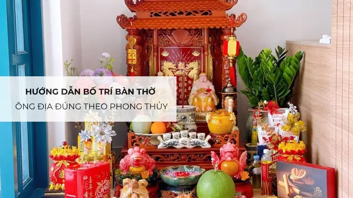 Bàn Thờ Thổ Địa Phong Thủy