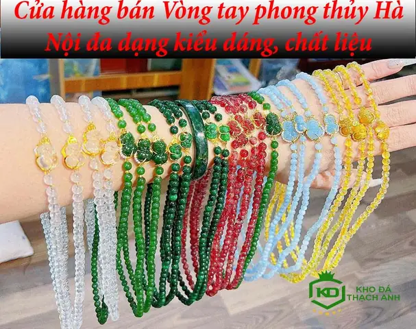 Bán Vòng Tay Phong Thủy Thạch Anh
