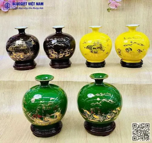 Bình Phong Thủy Hút Tài Lộc