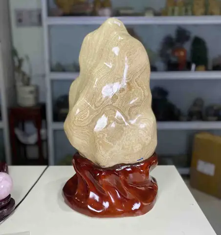 Đá Phong Thủy Màu Nâu Đất