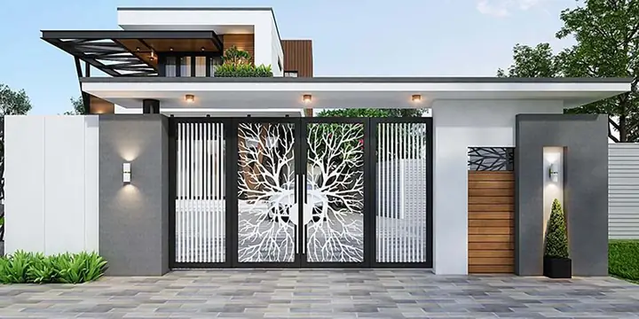 Đặt Cổng Nhà Theo Phong Thủy