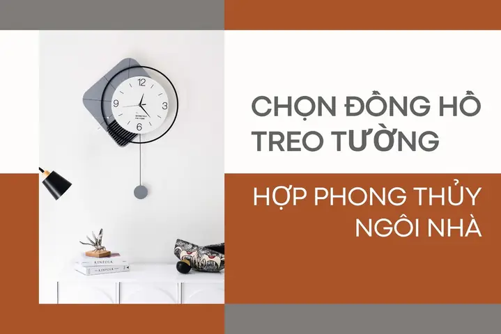 Đồng Hồ Treo Tường Hợp Phong Thủy