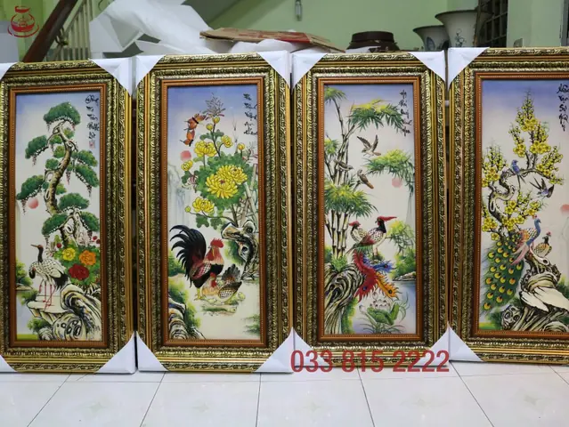 Ý Nghĩa Phong Thủy Tranh Tứ Quý
